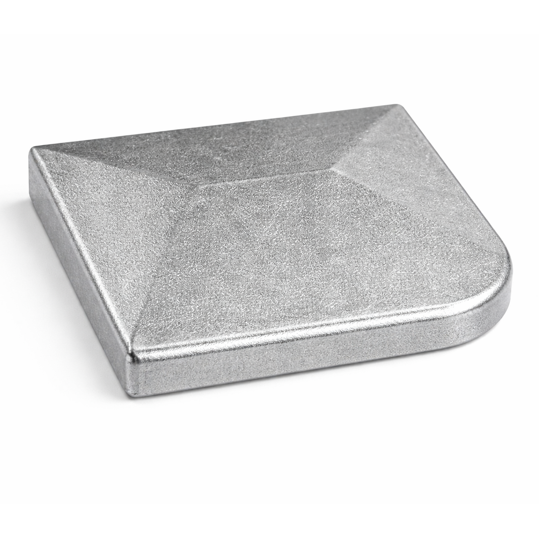 Alu Pfostenkappe 60×60 mm Eckpfosten Aluminium natur