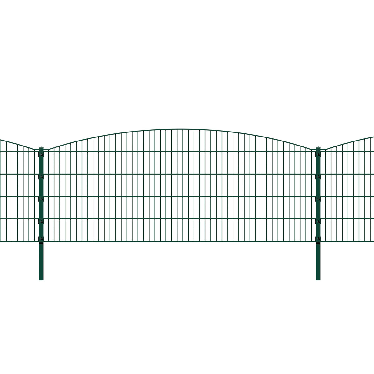 Dekorschmuckmatte Oberbogen in Moosgrün RAL 6005