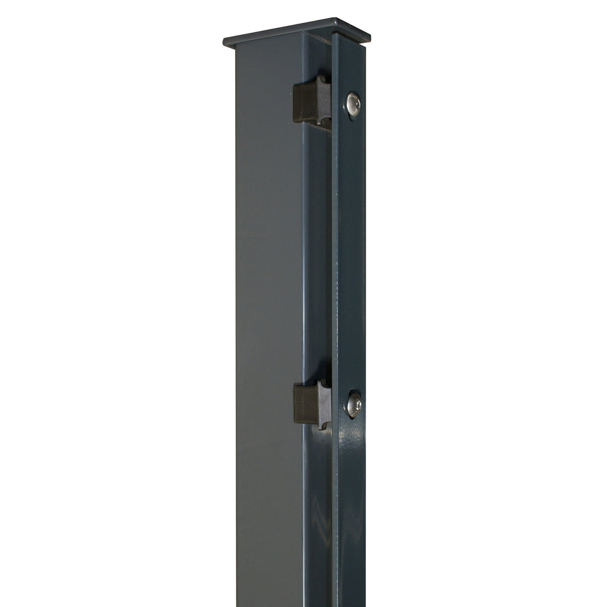 Flacheisenleisten-Pfosten 60 × 40 mm in Anthrazit RAL 7016 – Gesamtansicht