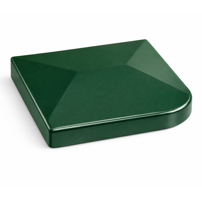Alu Pfostenkappe 60 × 60 mm für Eckpfosten - RAL 6005