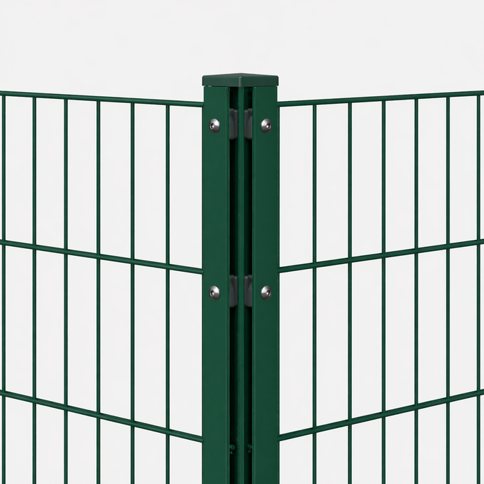 Eckpfosten Typ Flacheisenleiste - RAL6005