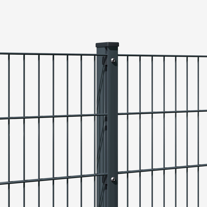 Pfosten Typ Flacheisenleiste - RAL7016