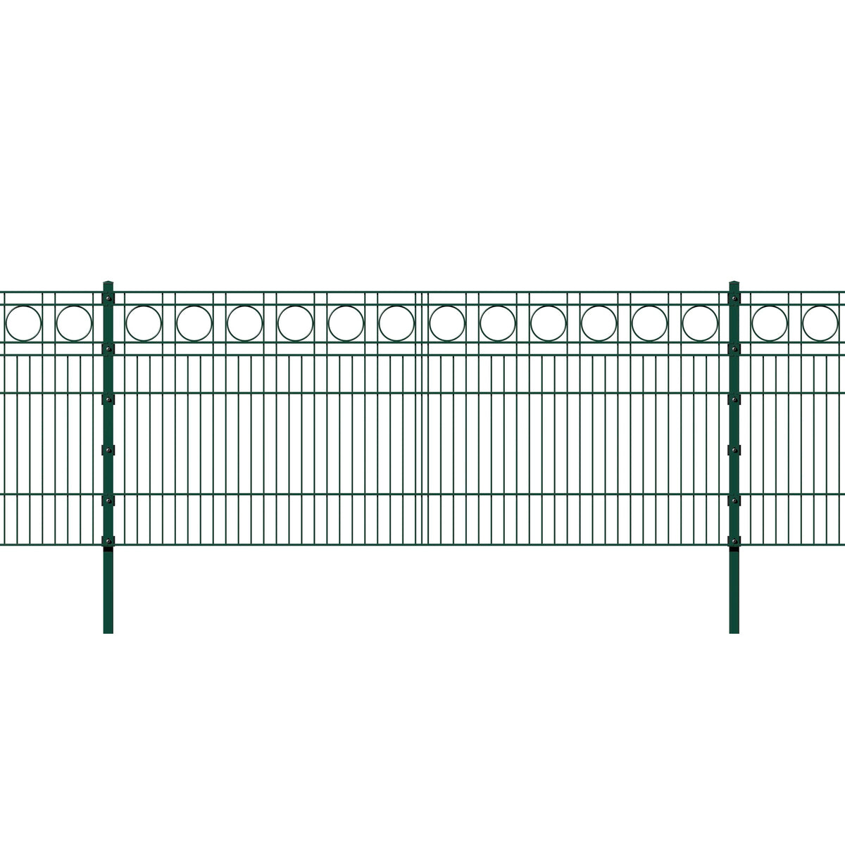 Dekorschmuckmatte Kreis in Moosgrün RAL 6005