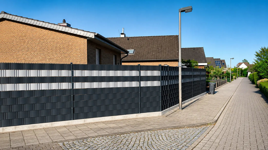 Blickdichte Grundstücksgrenze